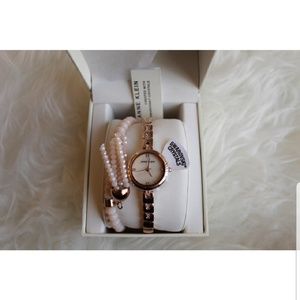 Anne Klein Watch with Swarovski Crystals
